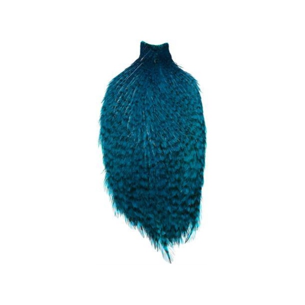 Whiting American Rooster cape - Grizzly Kingfisher Blue