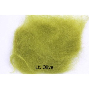 Angora Goat Dubbing - Light Olive